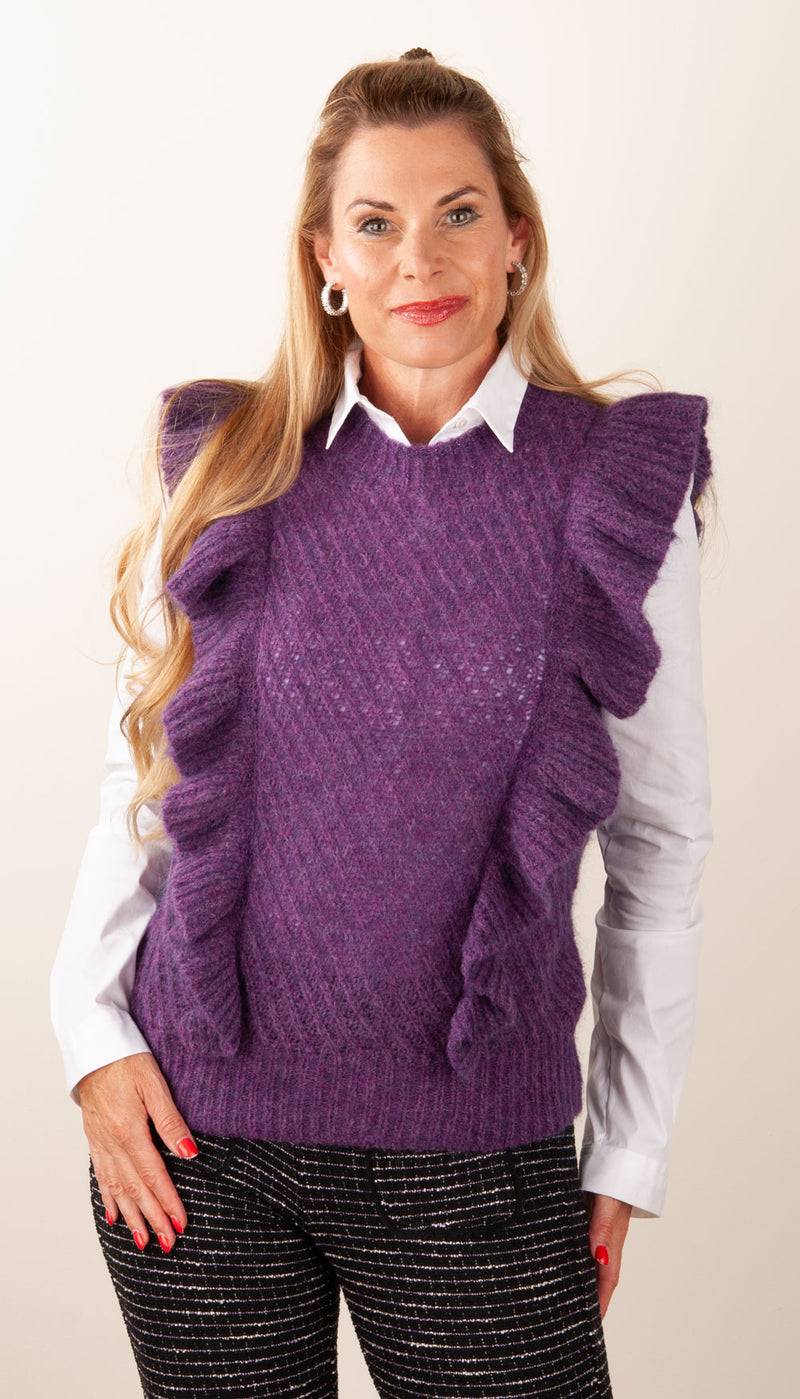 Dea Kudibal Pullunder „Mitze“ Melange Lila