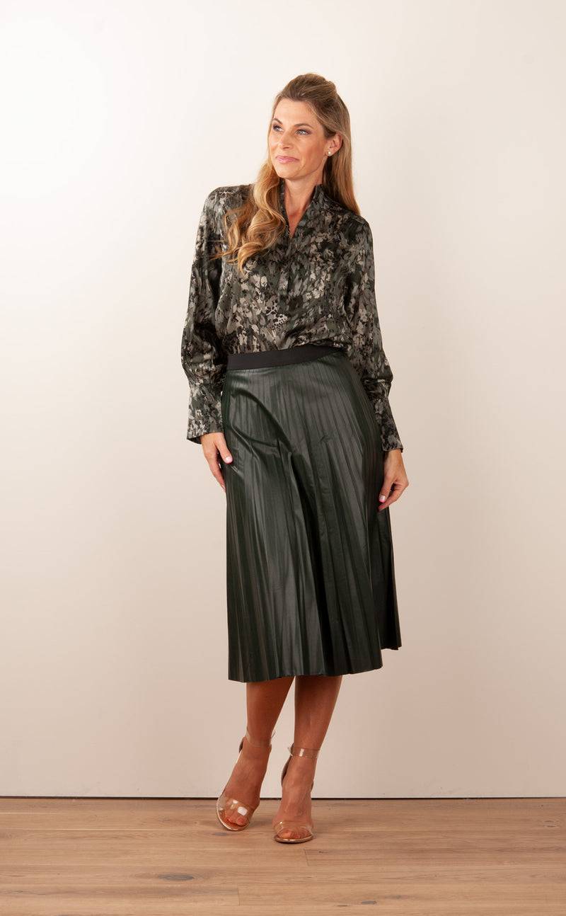 Dea Kudibal Schlupfbluse „Marikka“ Grün | Multicolor