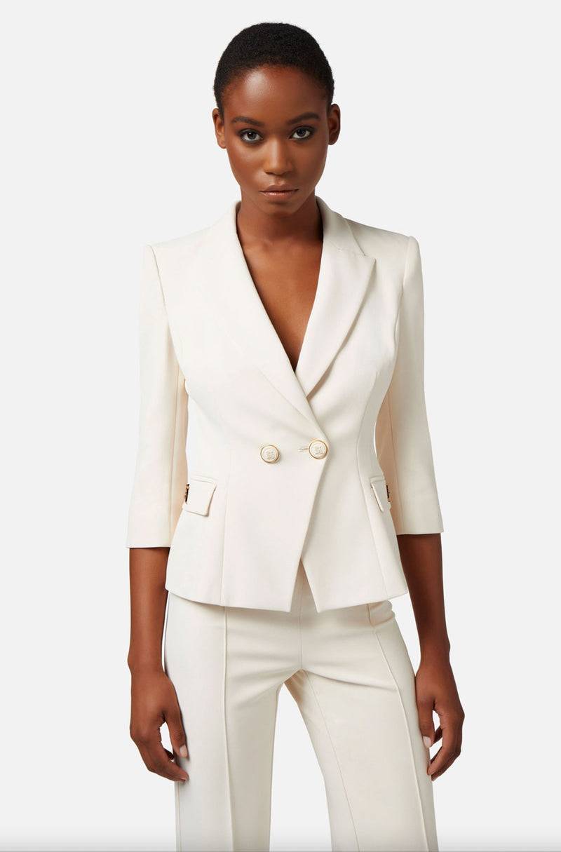 Elisabetta Franchi Blazer Hellbeige