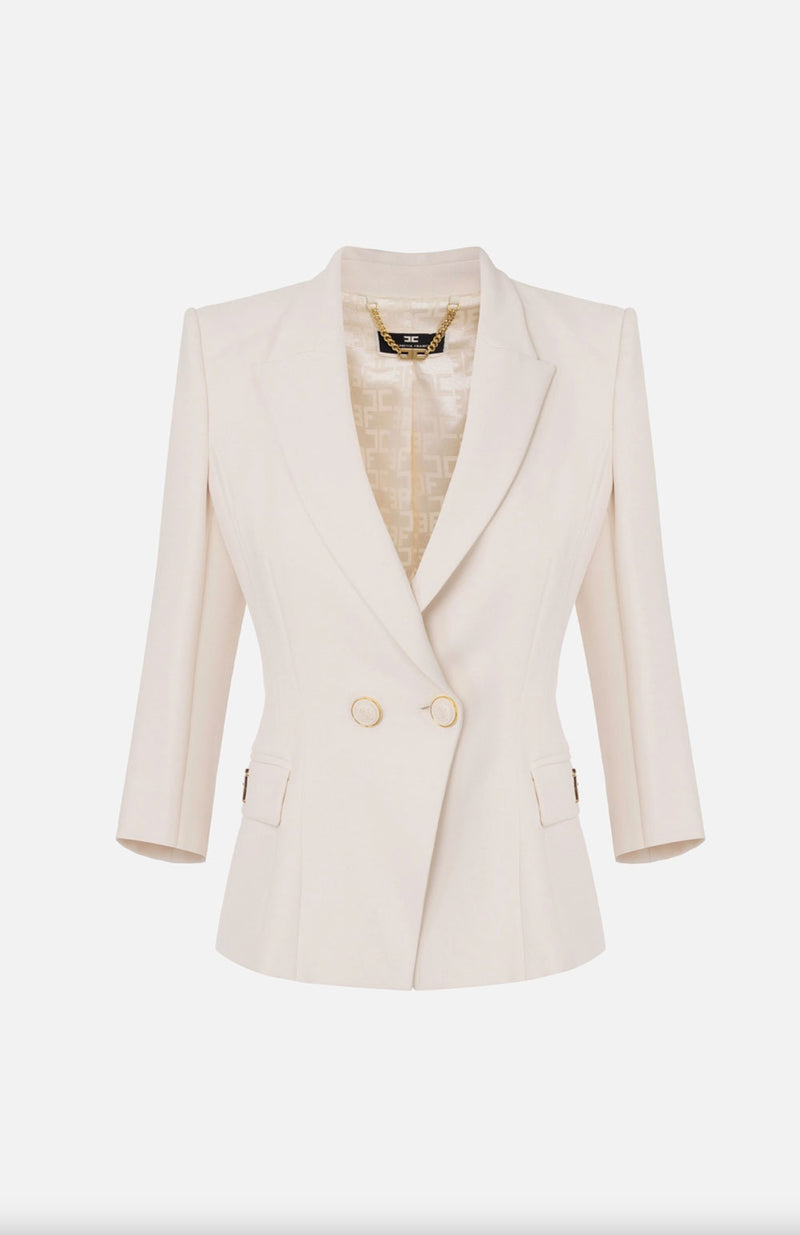 Elisabetta Franchi Blazer Hellbeige