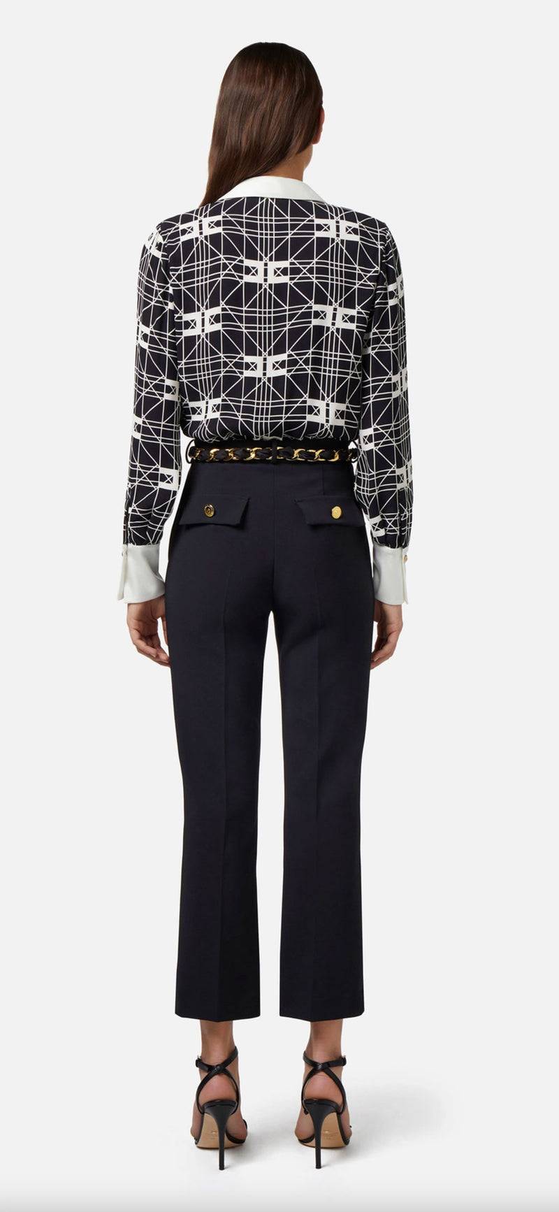 Elisabetta Franchi Hose „Daily“ Schwarz