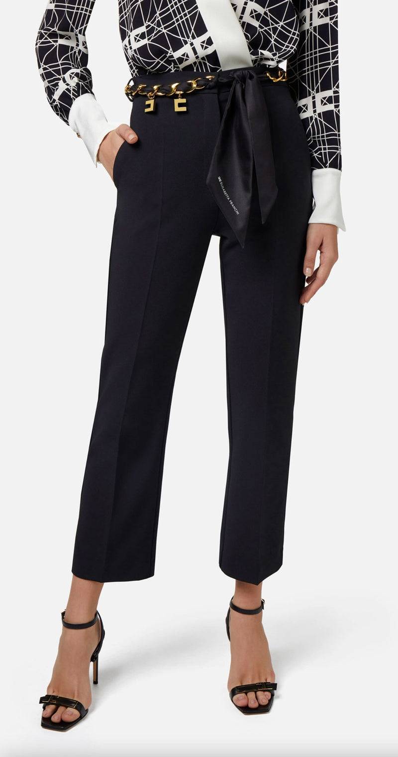 Elisabetta Franchi Hose „Daily“ Schwarz