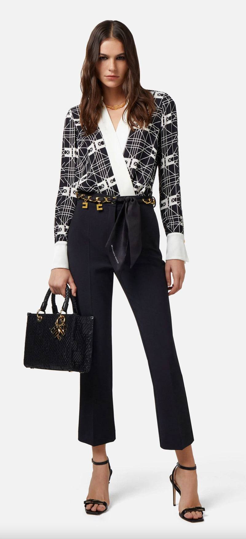 Elisabetta Franchi Hose „Daily“ Schwarz