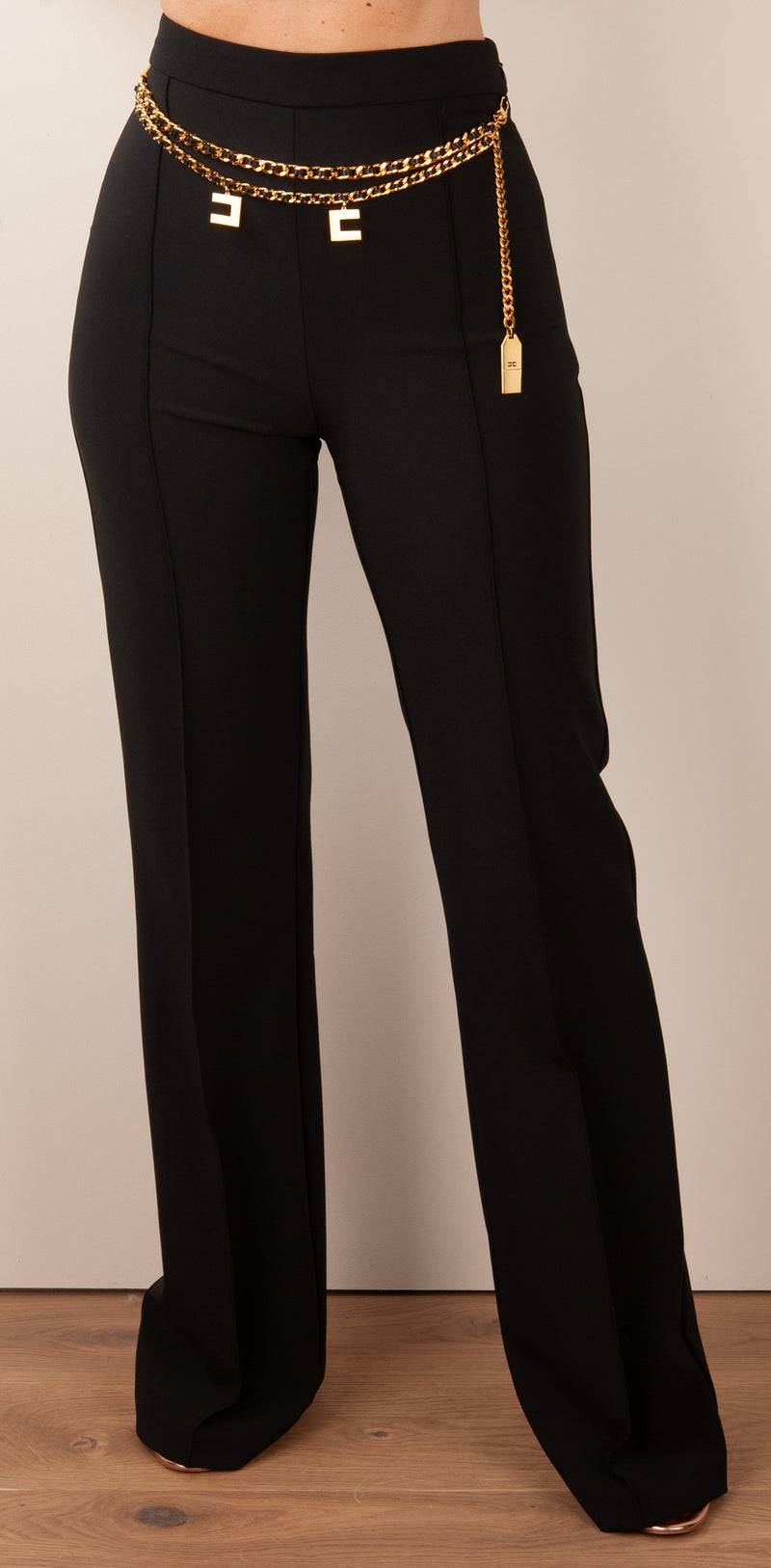 Elisabetta Franchi Hose Schwarz