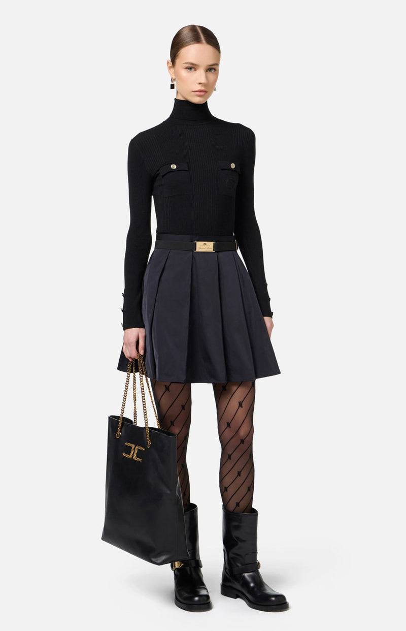 Elisabetta Franchi Kleid Schwarz