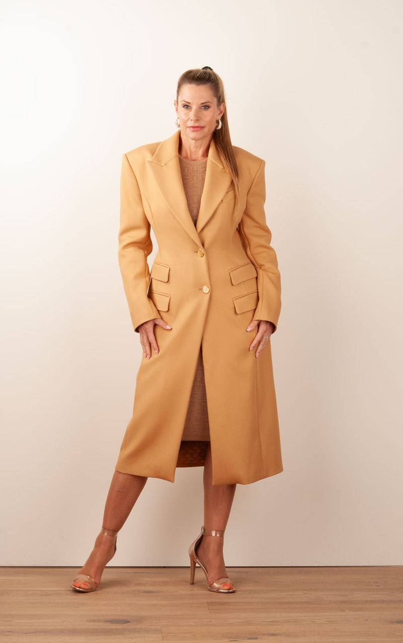 Elisabetta Franchi Mantel Camel