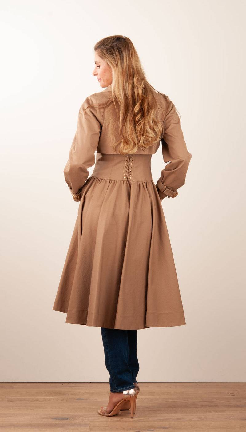 Elisabetta Franchi Trench Coat Camel