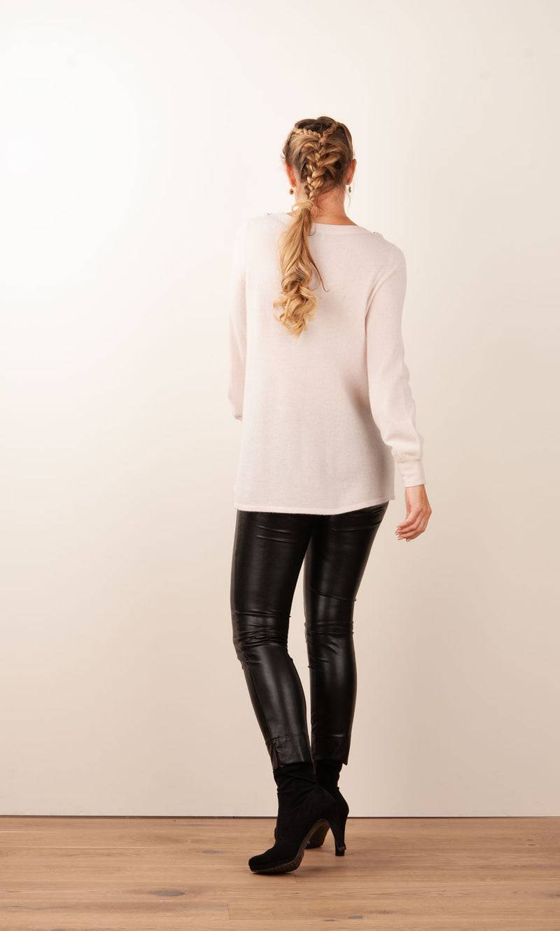 Fleur Kaschmir Pullover Beige