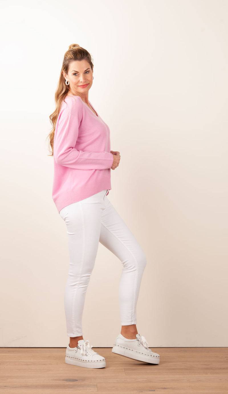 Fleur Kaschmir Pullover Pink