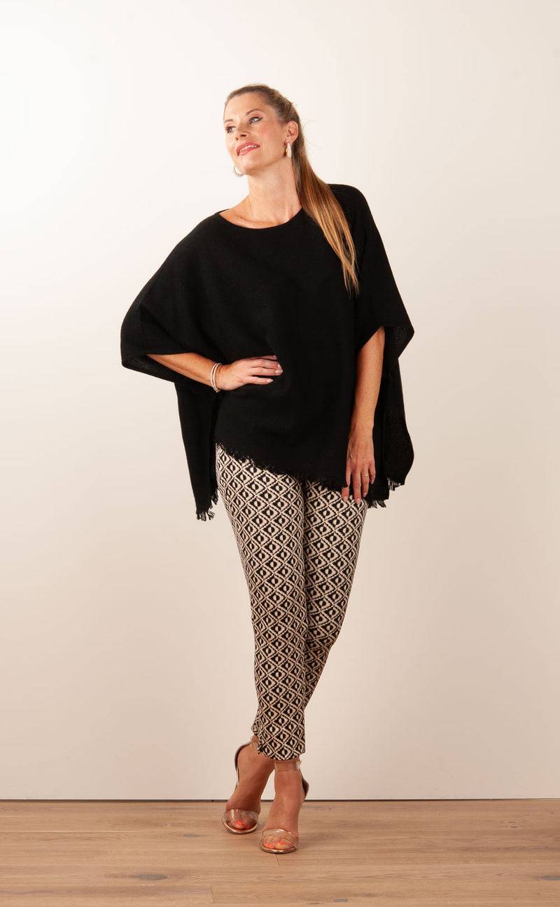 Fleur Kaschmir Pullover Schwarz