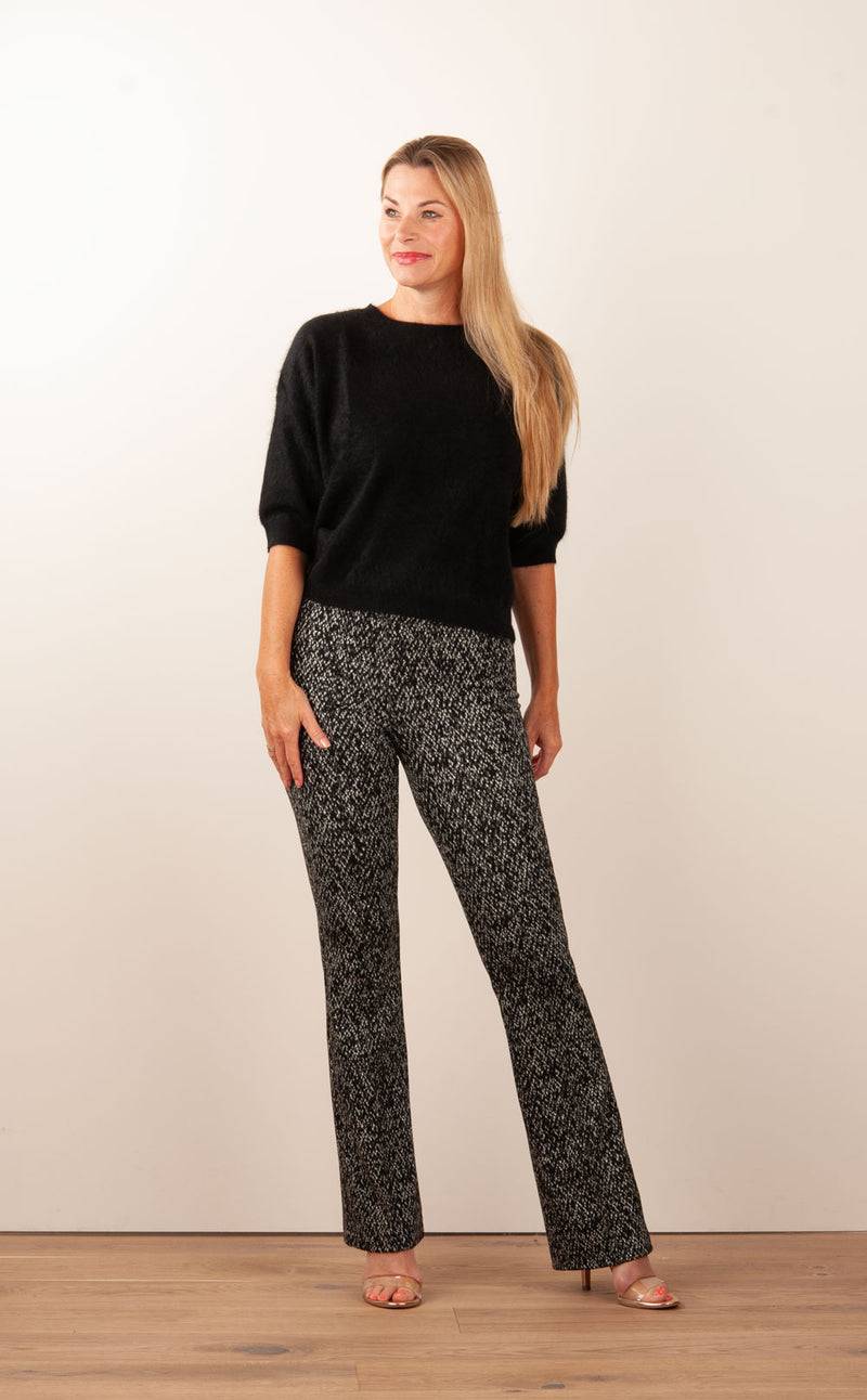 Fleur Kaschmir Pullover Schwarz