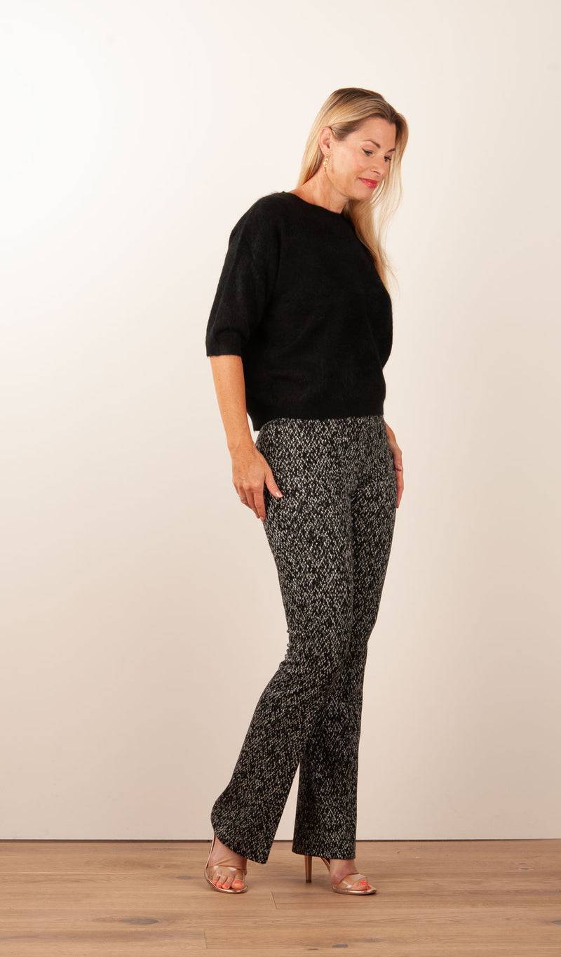 Fleur Kaschmir Pullover Schwarz