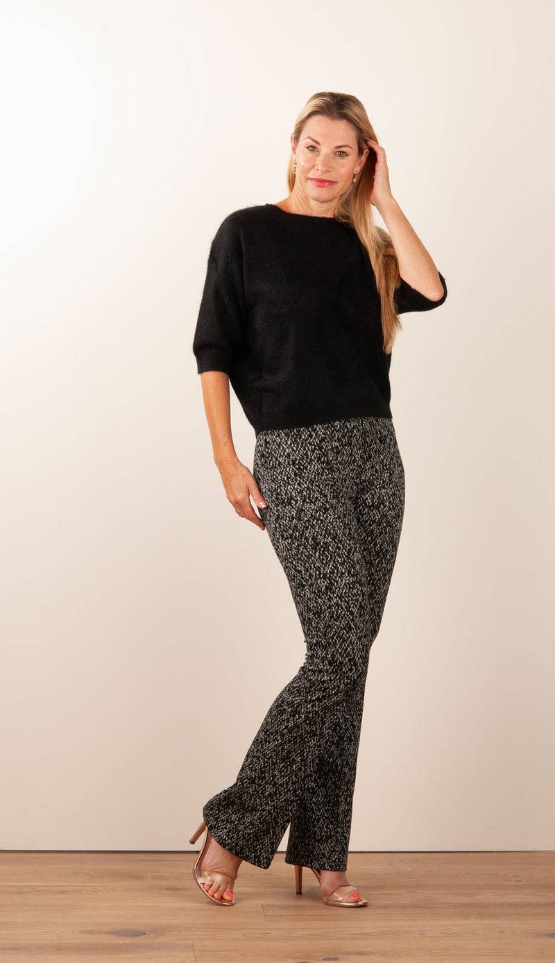 Fleur Kaschmir Pullover Schwarz