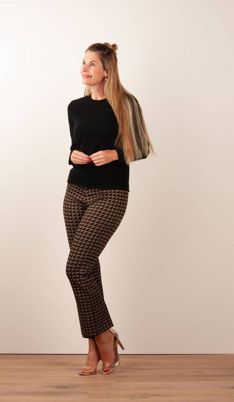 Fleur Kaschmir Pullover Schwarz