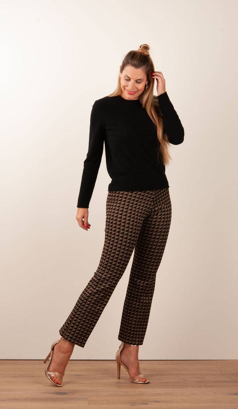 Fleur Kaschmir Pullover Schwarz