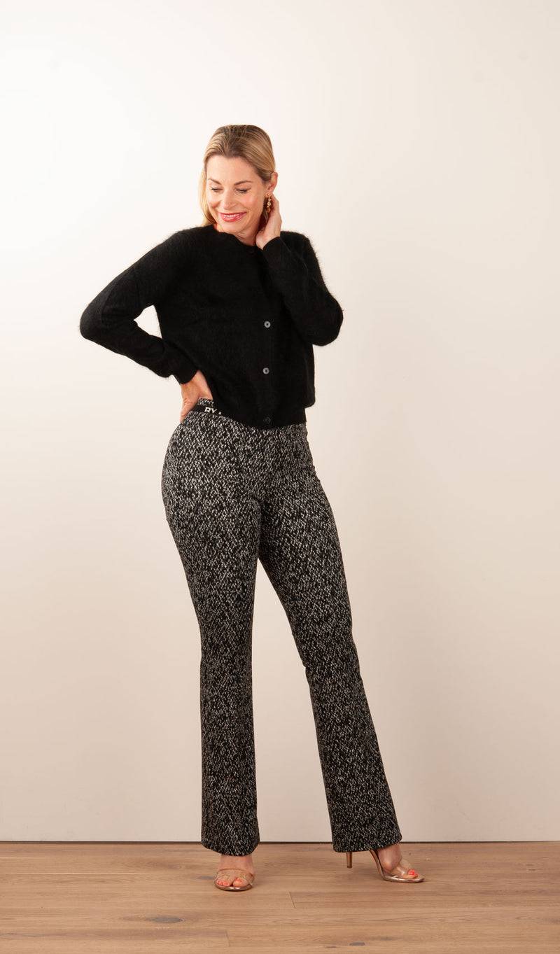 Fleur Kaschmir Strickjacke Schwarz