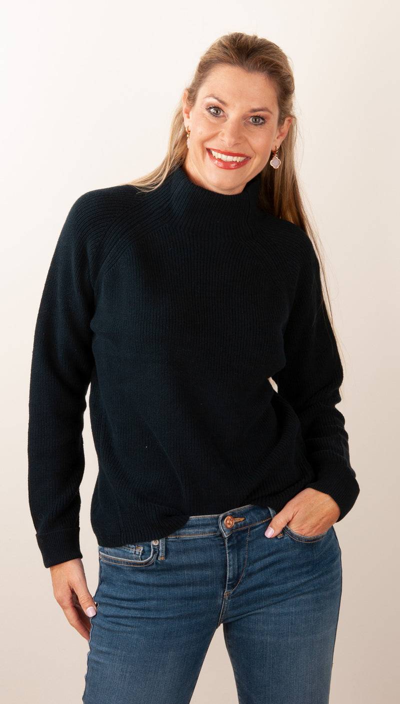 fleur Pullover Dunkelblau