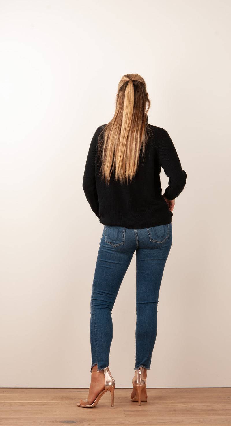 Fleur Pullover Schwarz