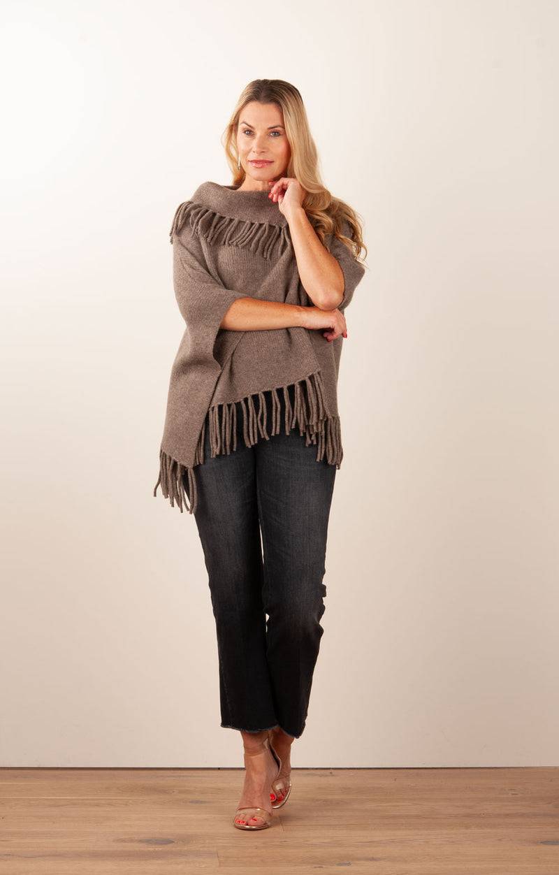 Fleur Pullover Walnuss