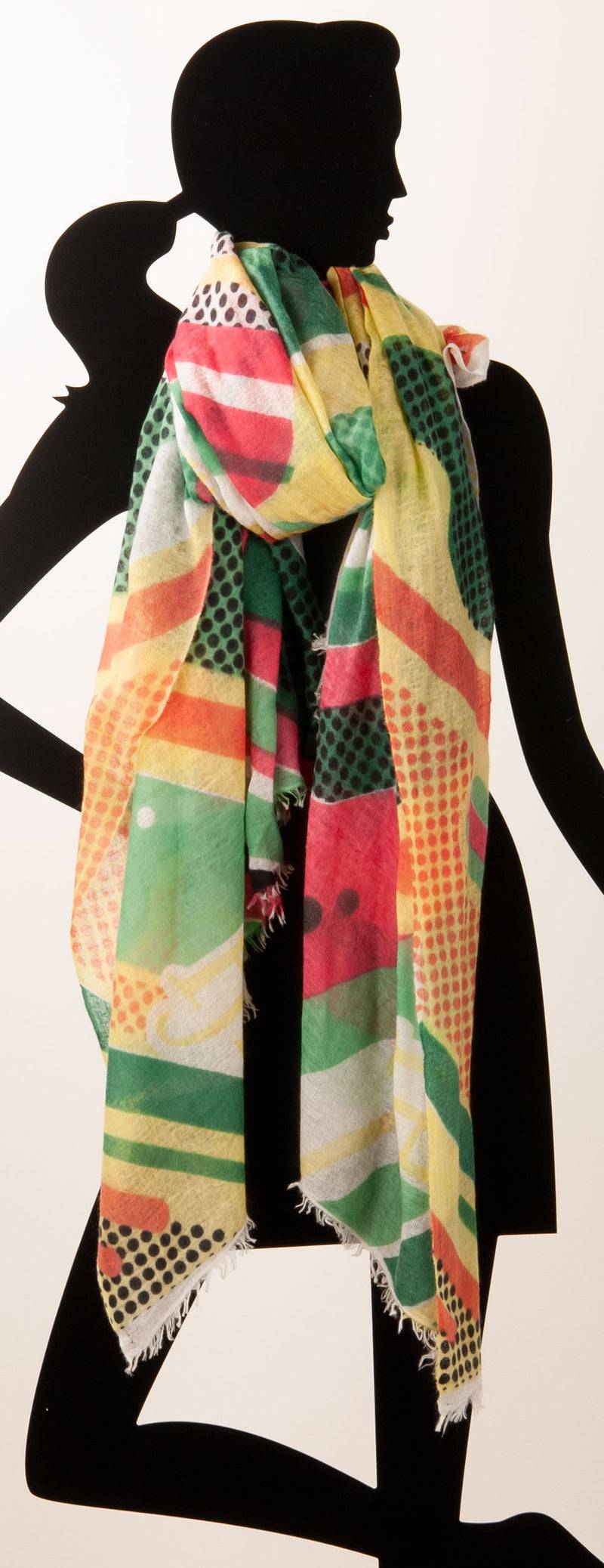 Friendly Hunting Schal Gelb | Grün | Multicolor