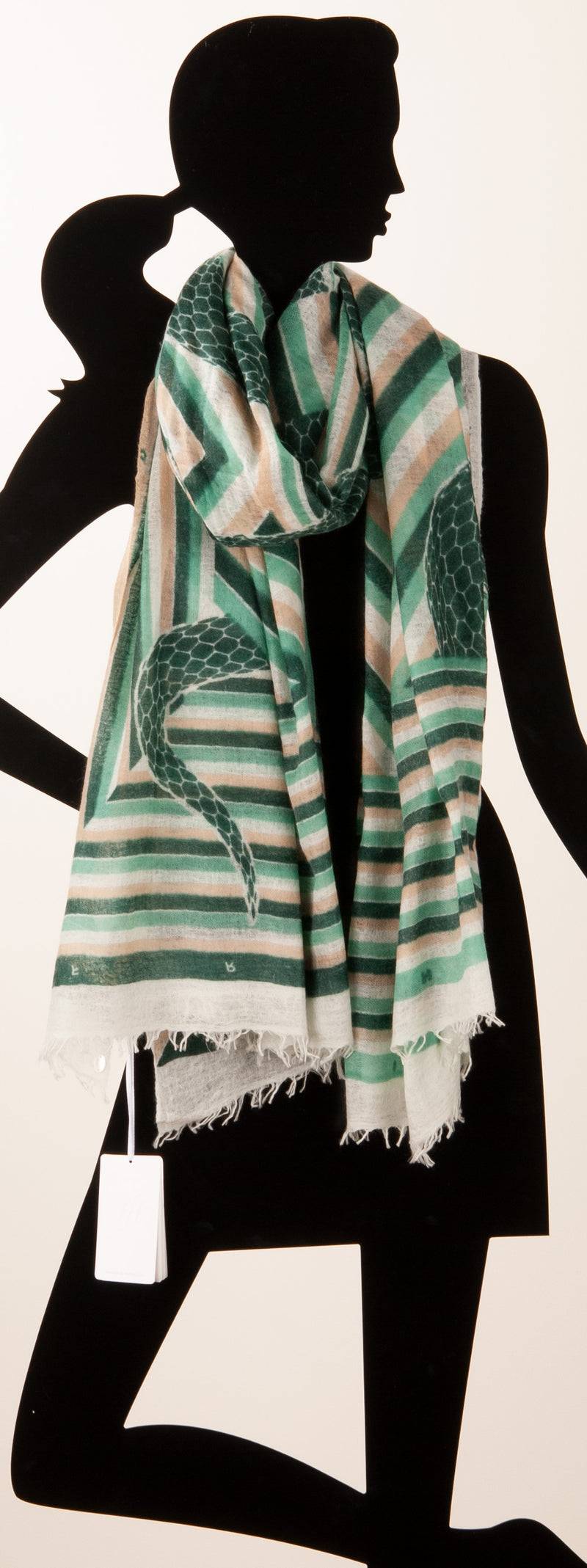 Friendly Hunting Schal Grün | Beige | Multicolor