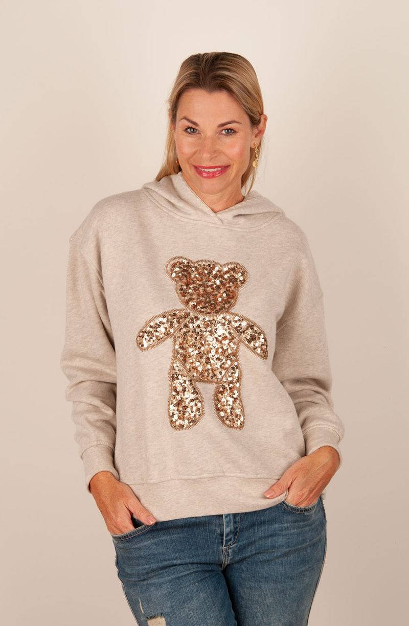 Grace Sweatshirt „Teddybär“ Beige