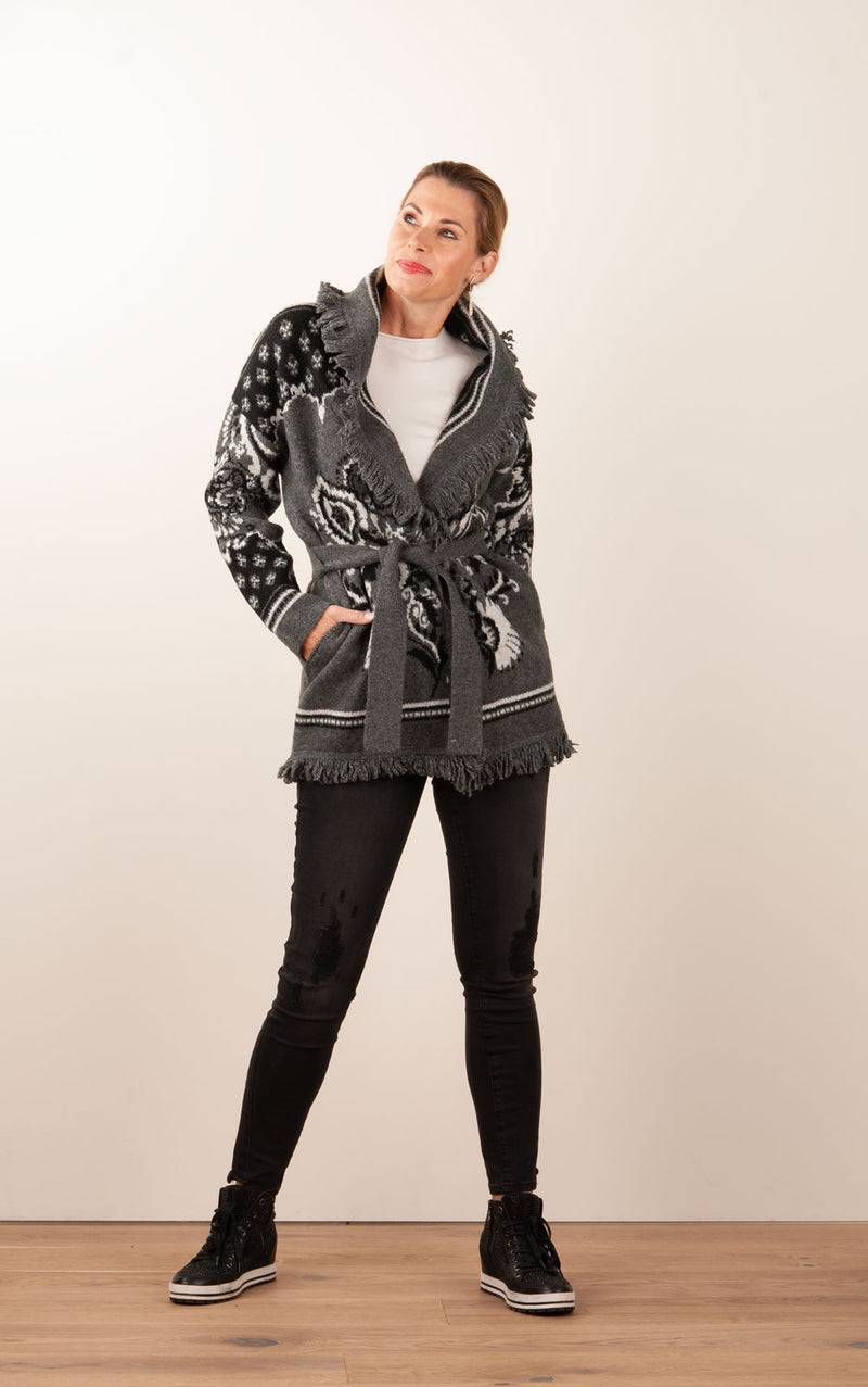 Hale Bob Jacke Grau | Schwarz