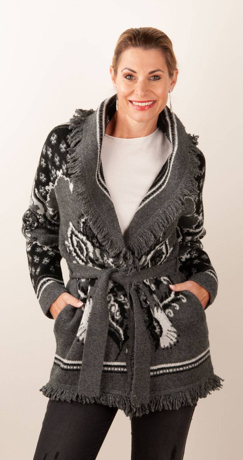 Hale Bob Jacke Grau | Schwarz