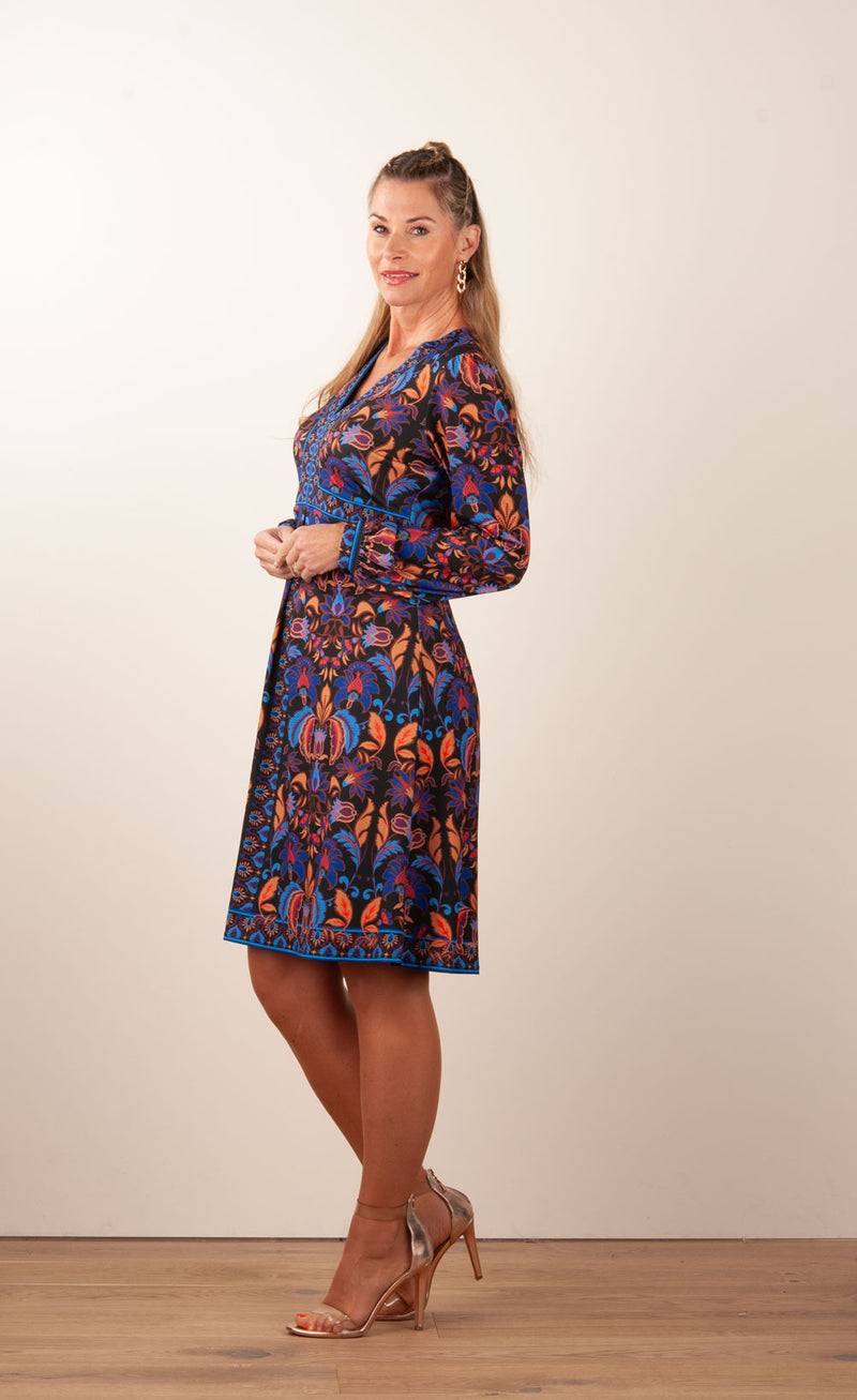 Hale Bob Kleid Schwarz | Blau | Multicolor