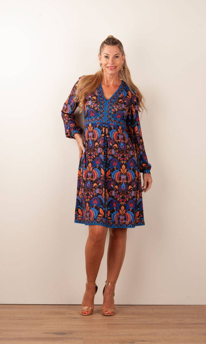 Hale Bob Kleid Schwarz | Blau | Multicolor