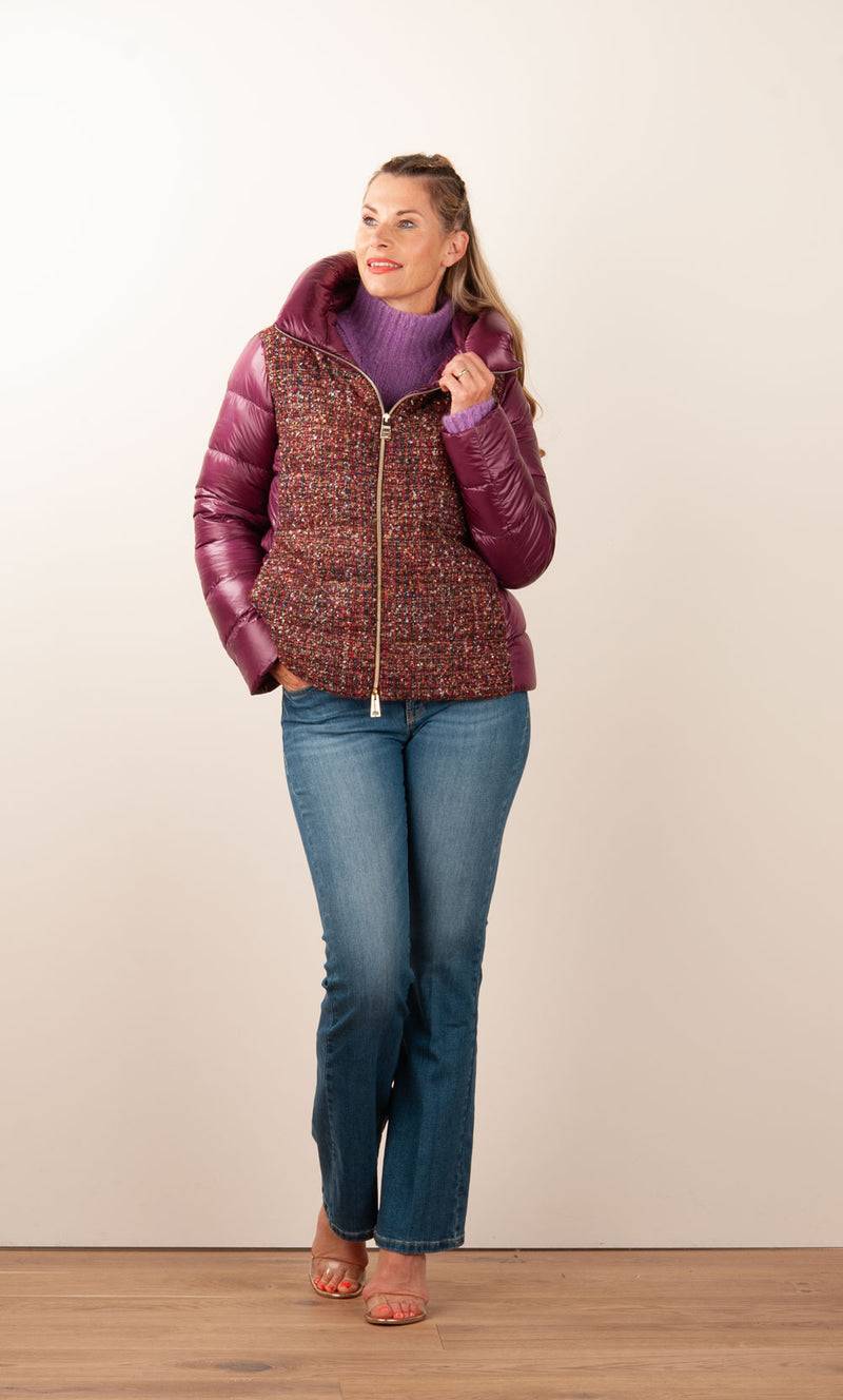 Herno Daunenjacke Beere | Multicolor