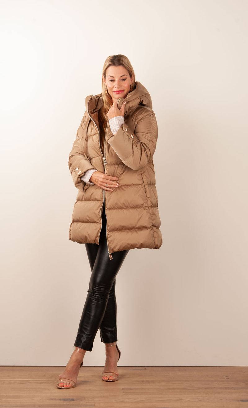 Herno Daunenmantel Beige