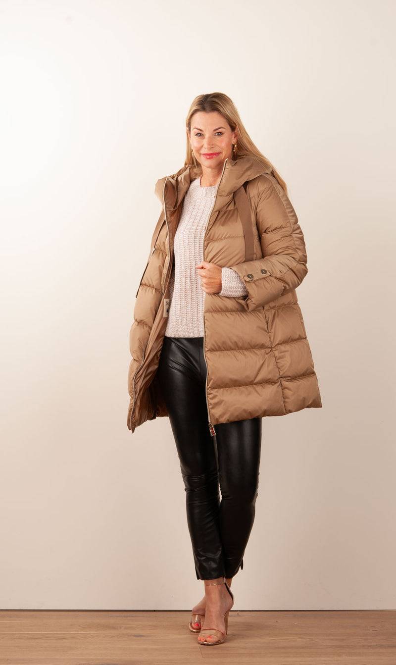 Herno Daunenmantel Beige