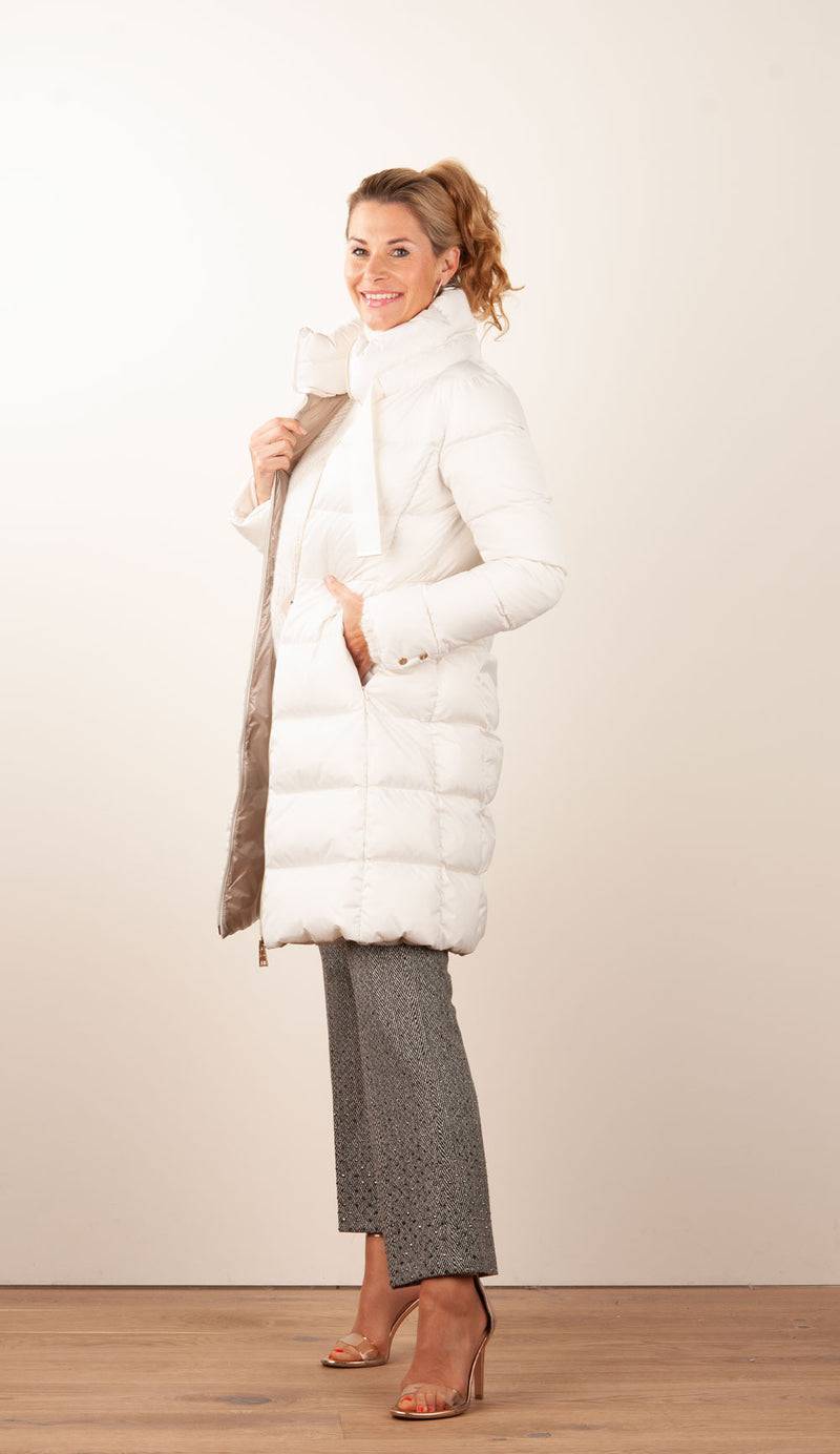 Herno Daunenmantel Weiß