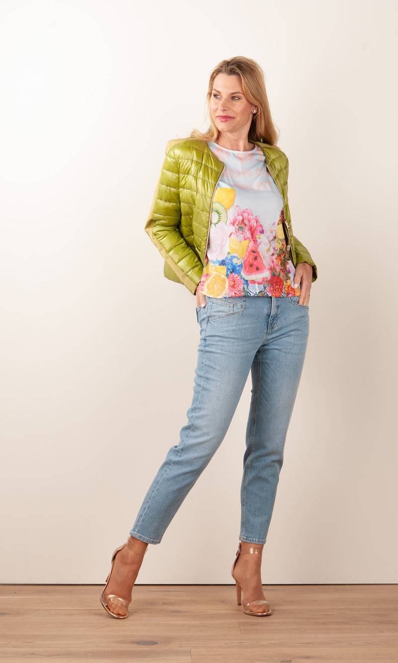 Herno Leichte Daunenjacke Grün