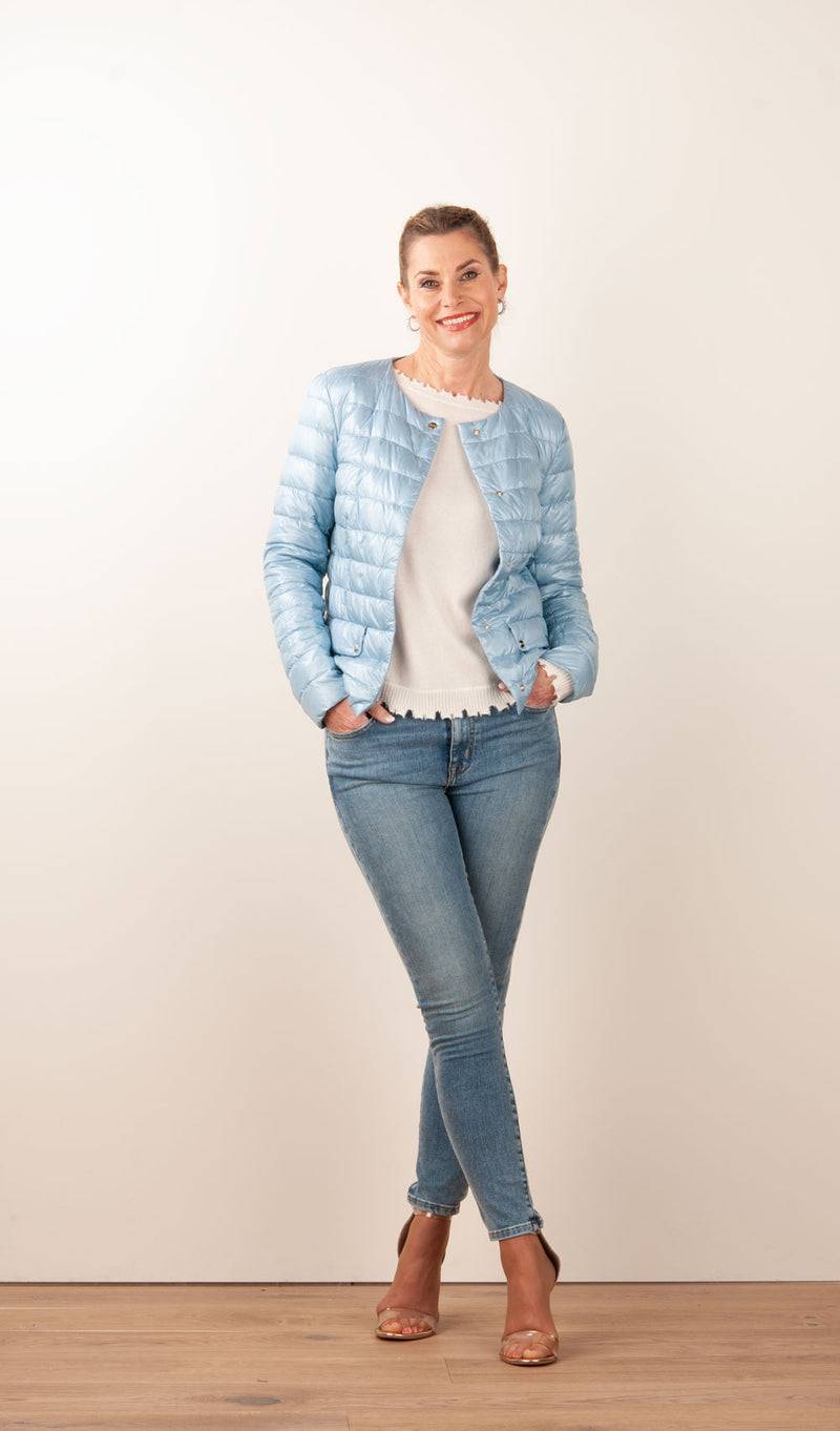 Herno Leichte Daunenjacke Hellblau