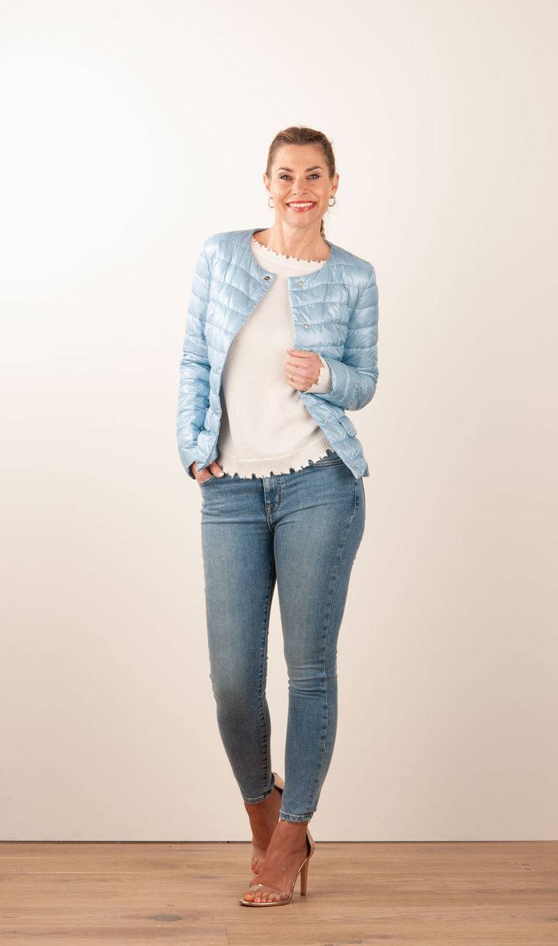 Herno Leichte Daunenjacke Hellblau