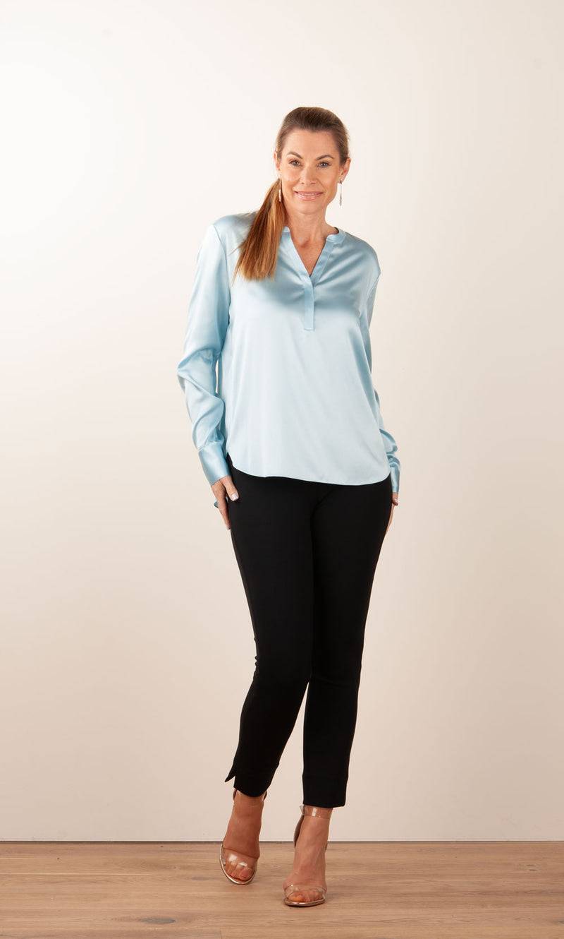 Herzensangelegenheit Bluse Hellblau