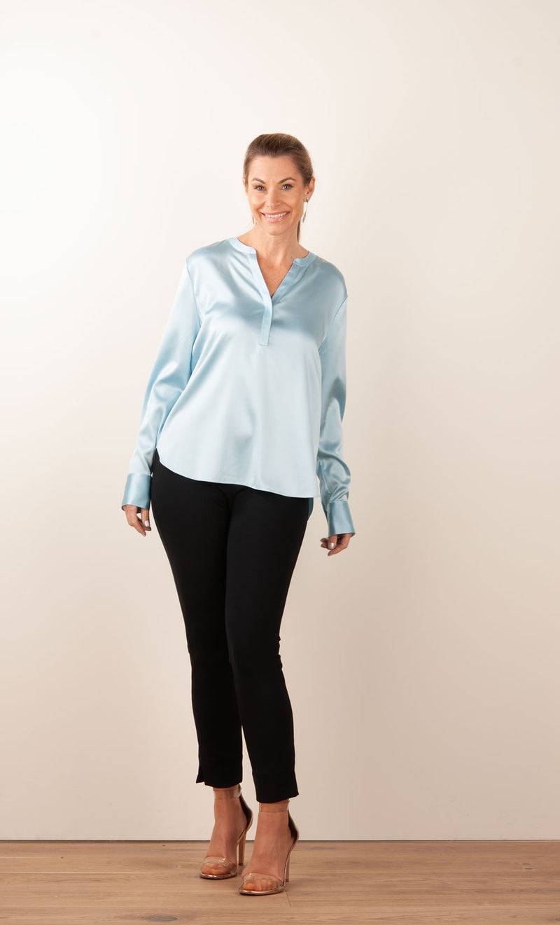 Herzensangelegenheit Bluse Hellblau