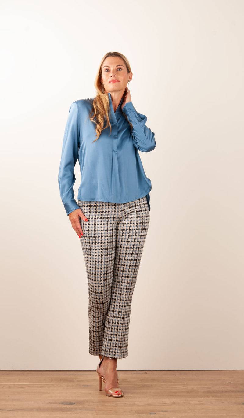 Herzensangelegenheit Bluse Jeansblau