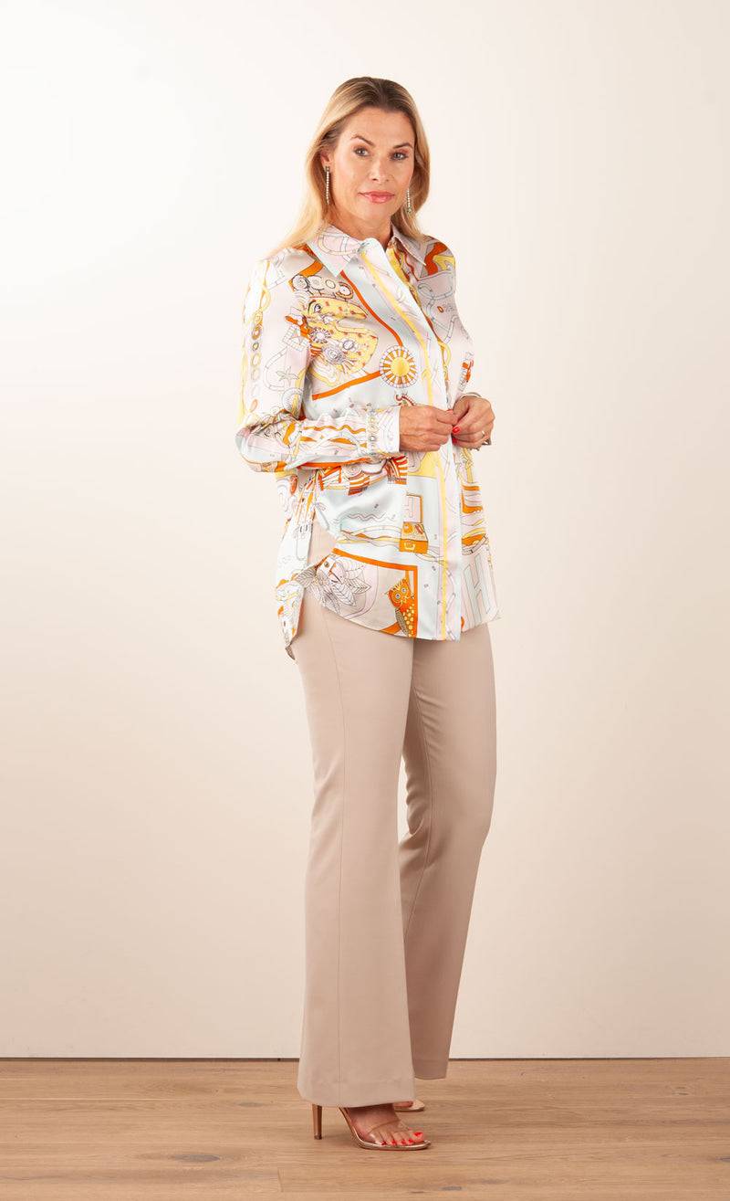 Herzensangelegenheit Bluse Puder | Multicolor