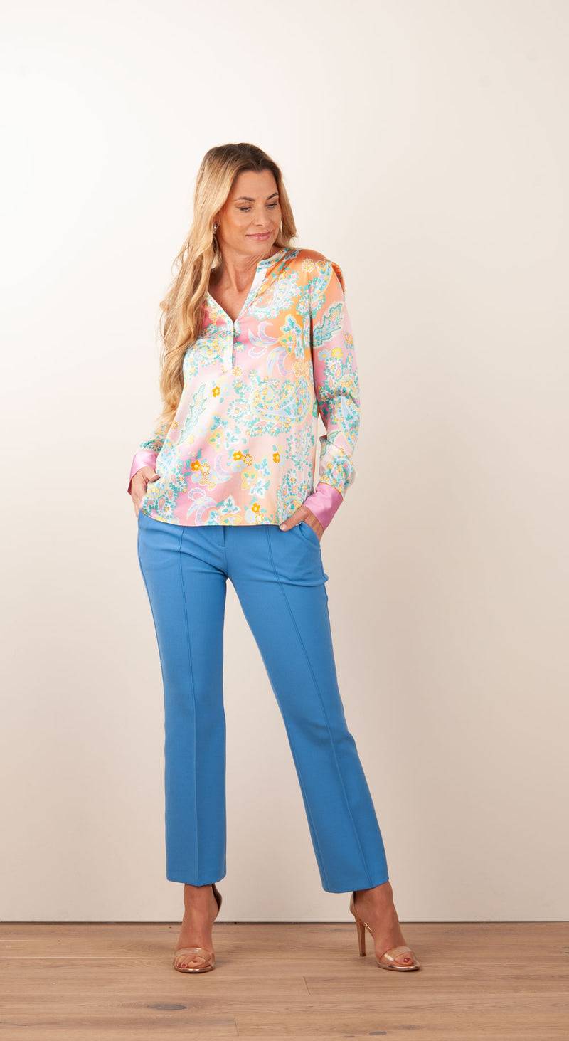 Herzensangelegenheit Bluse Rosa | Gelb | Multicolor