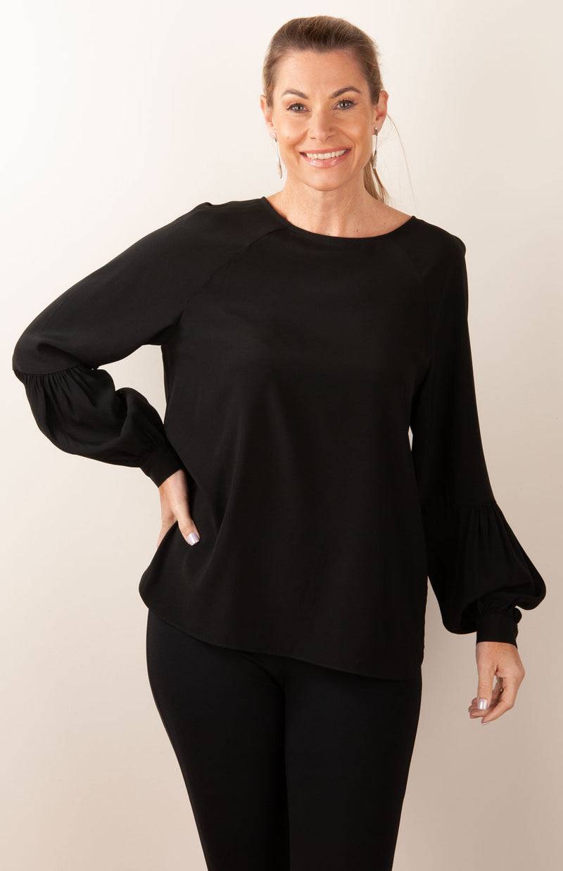 Herzensangelegenheit Bluse Schwarz