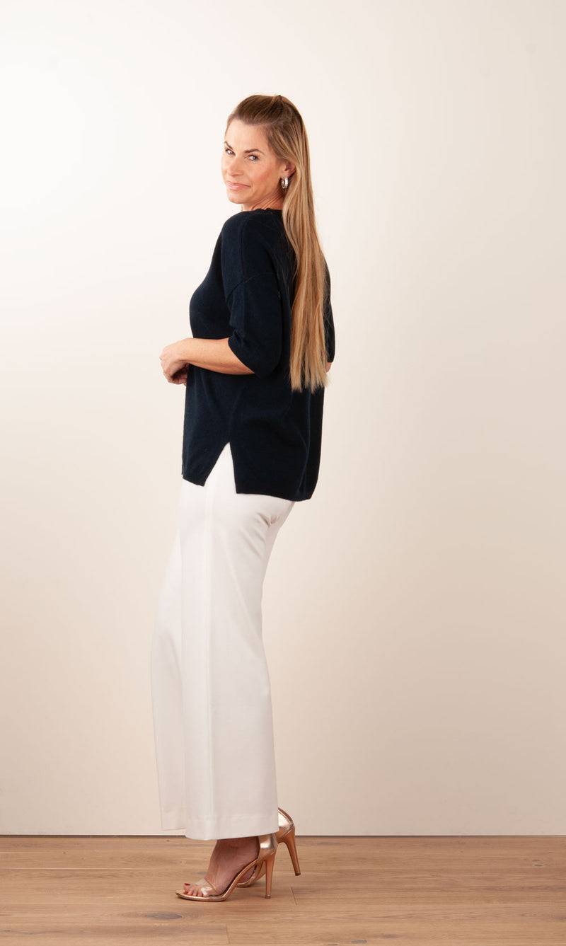 Herzensangelegenheit Kaschmir Pullover Dunkelblau