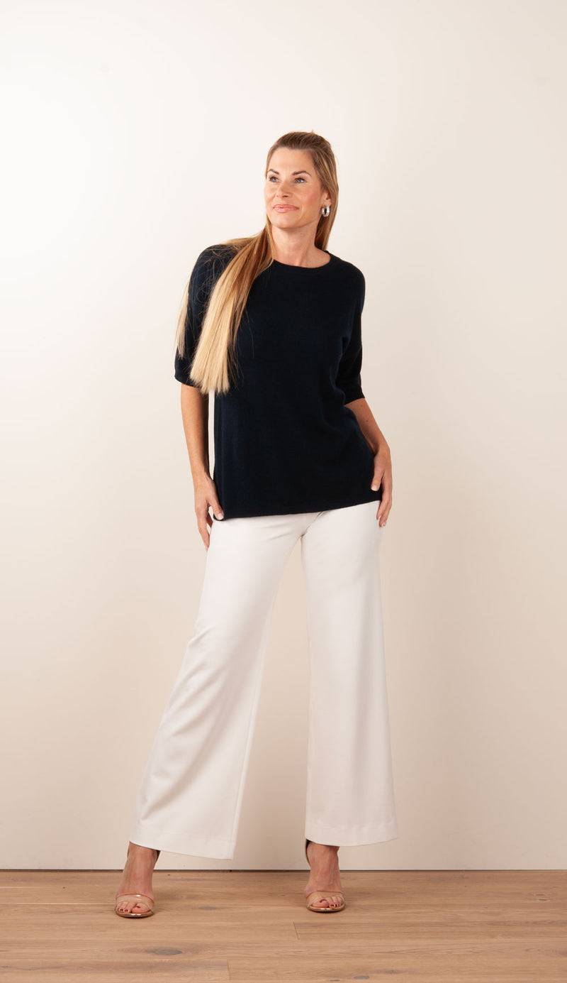 Herzensangelegenheit Kaschmir Pullover Dunkelblau