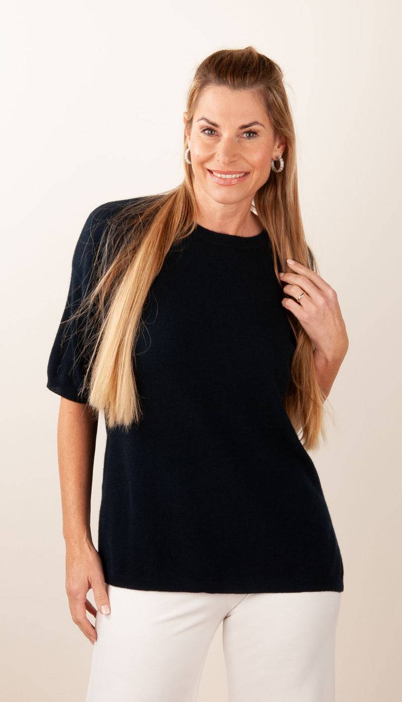 Herzensangelegenheit Kaschmir Pullover Dunkelblau