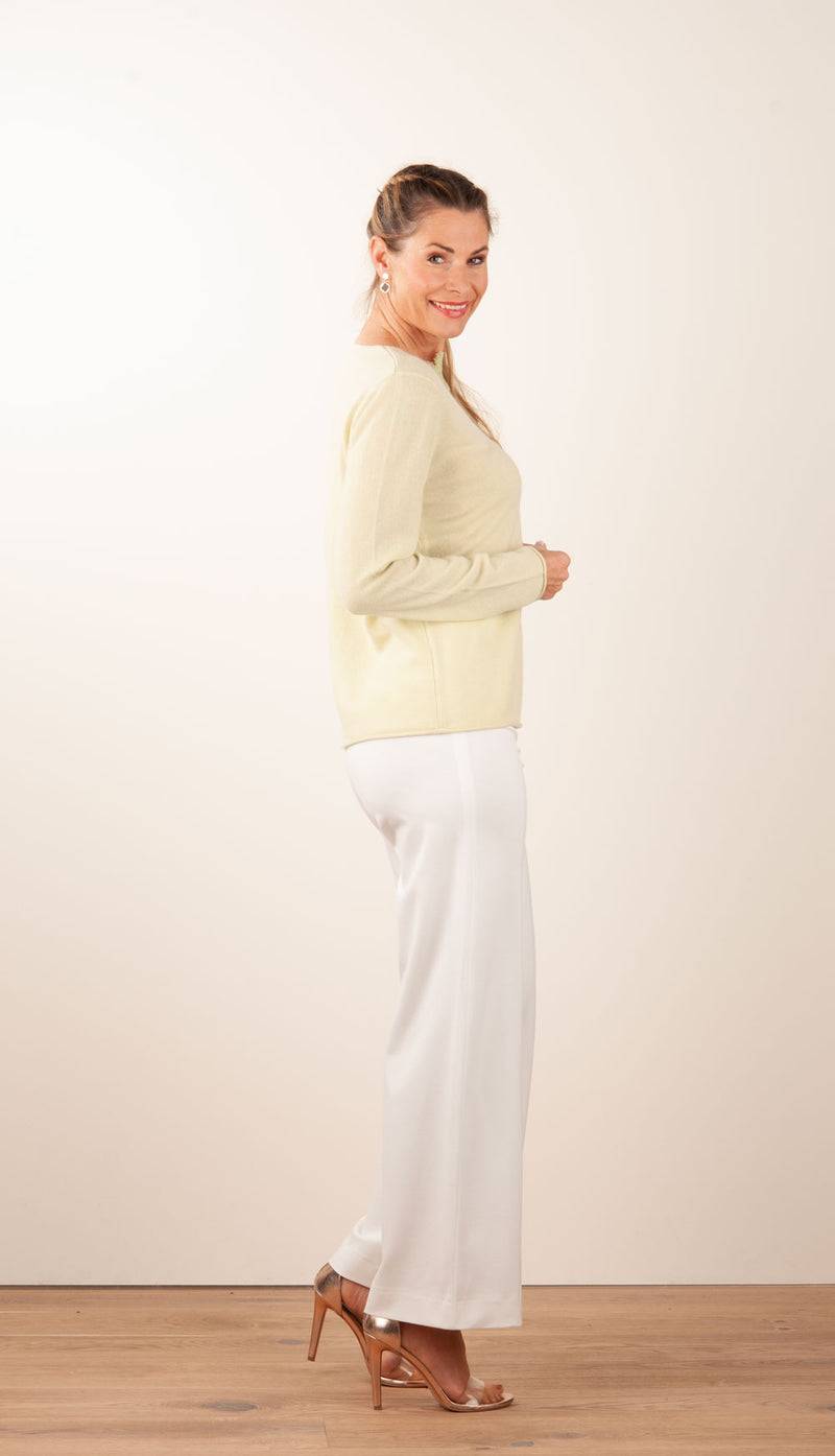 Herzensangelegenheit Kaschmir Pullover Lime