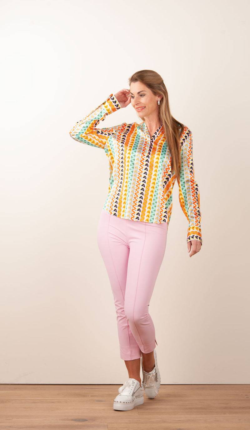 Herzensangelegenheit Seidenbluse Multicolor