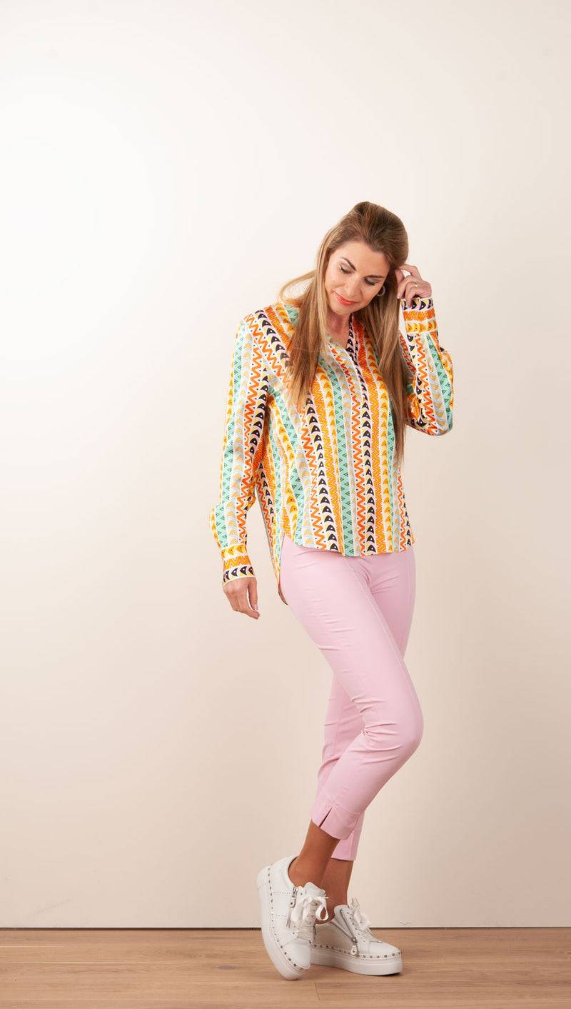 Herzensangelegenheit Seidenbluse Multicolor
