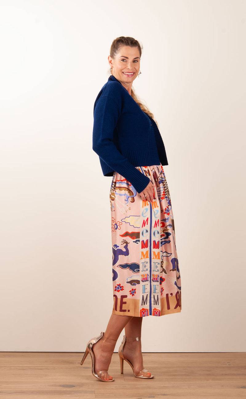 Herzensangelegenheit Strickjacke Blau